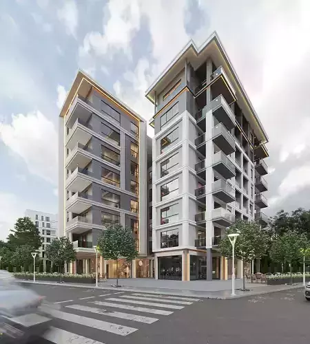 Apartment Design 3 Exterior 3D model 3D model