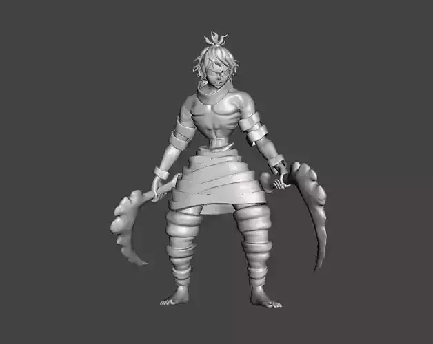 Gyutaro 3D Model 3D print model