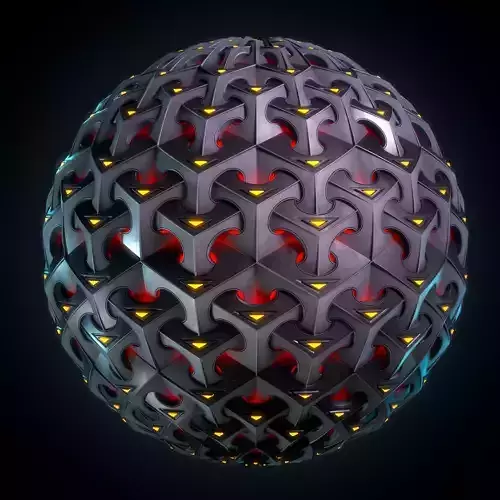 Hard Surface material - VOL 02 - Maps - SBsar Texture
