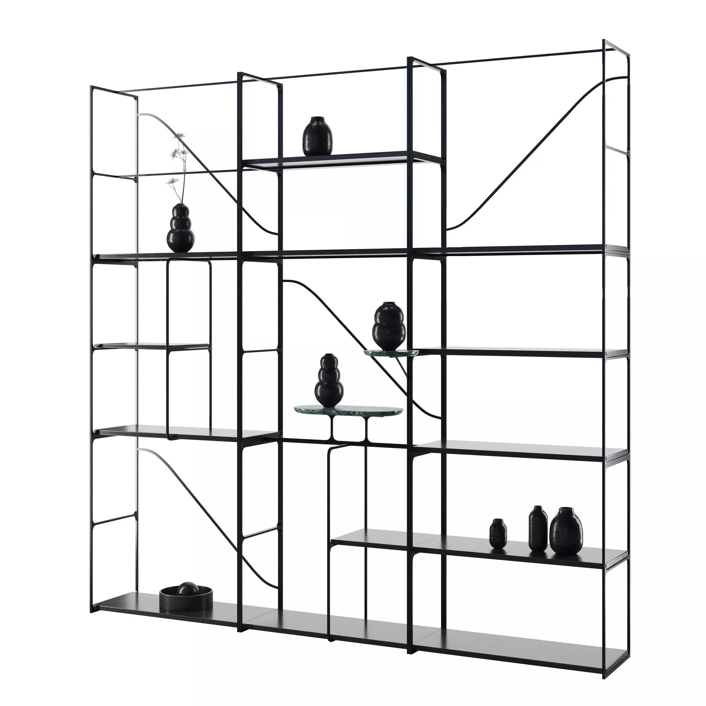 Etna bookshelf by Lithea 3D model_0