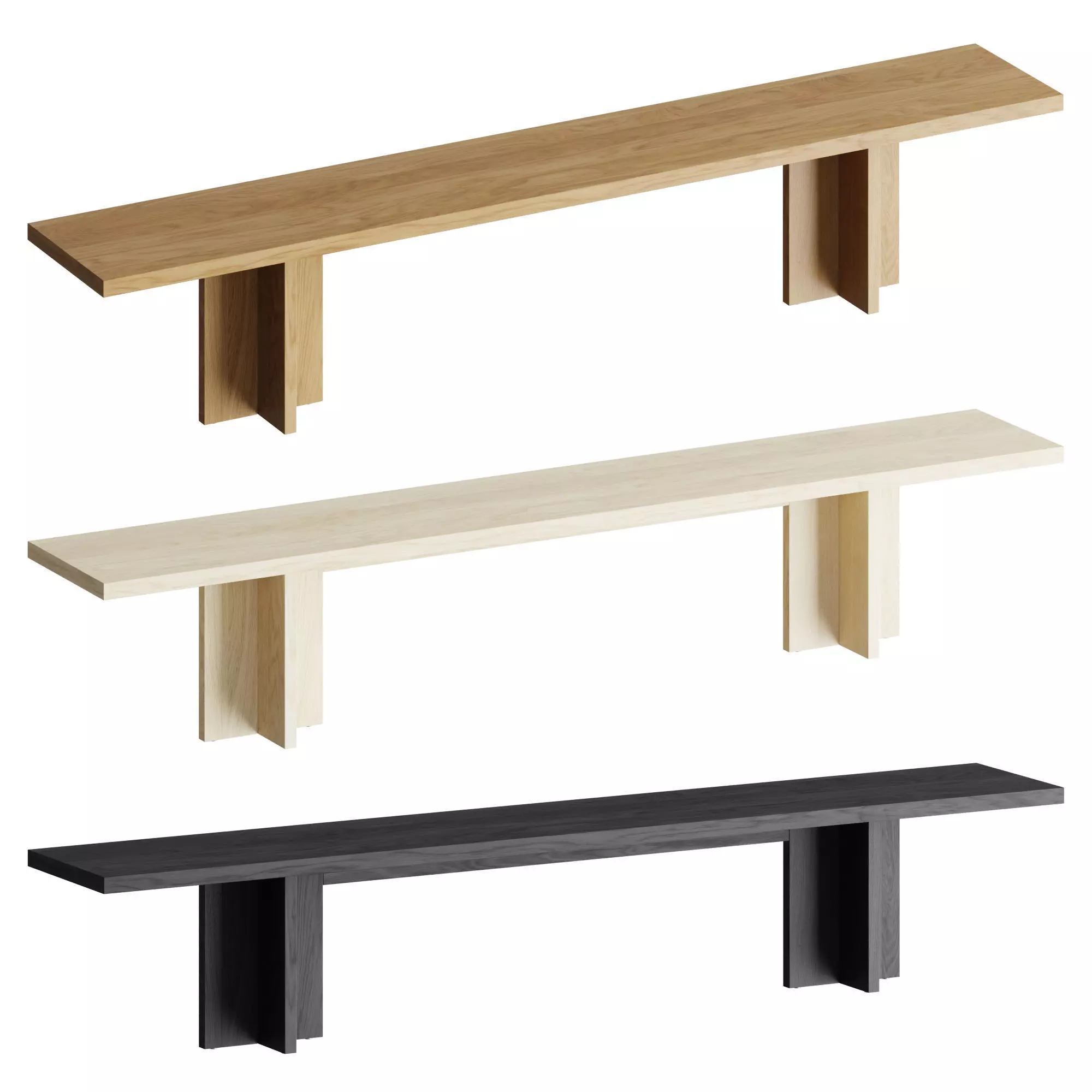 BARON Bench 3D model_0