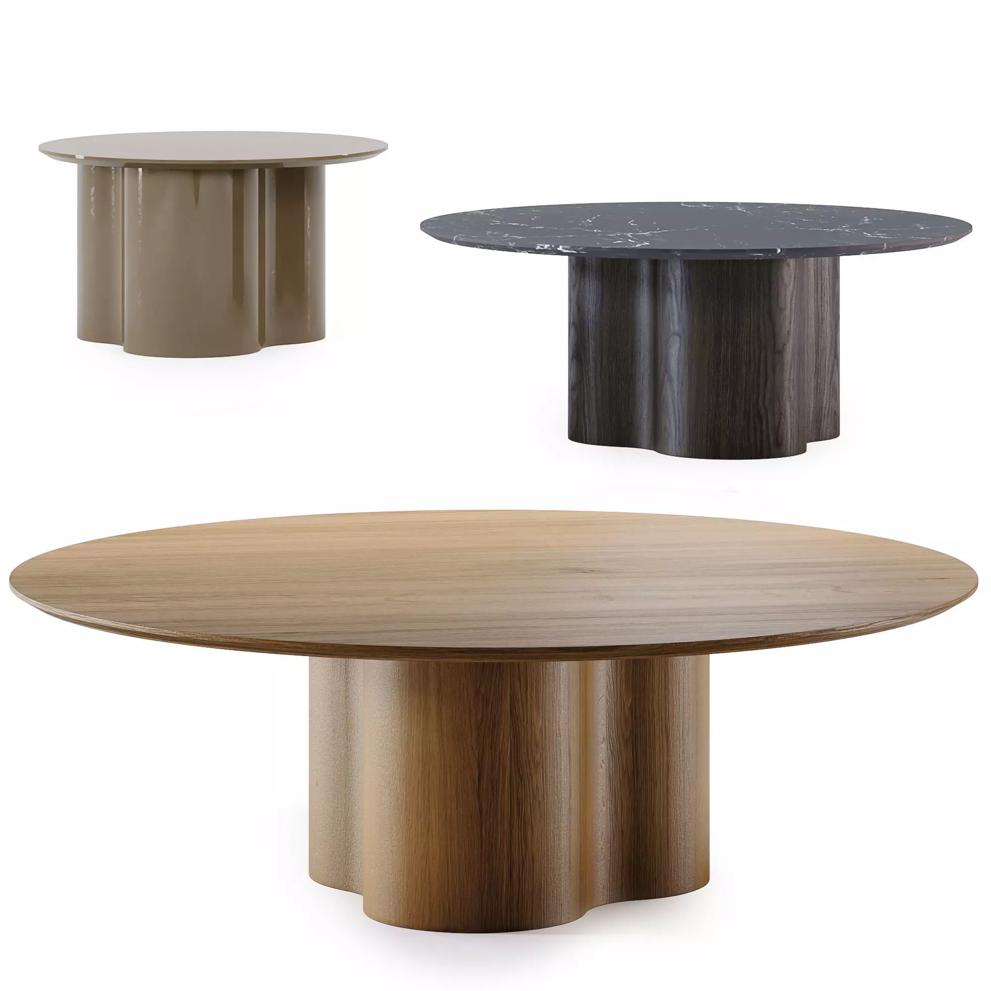 stella table set 3D model_0