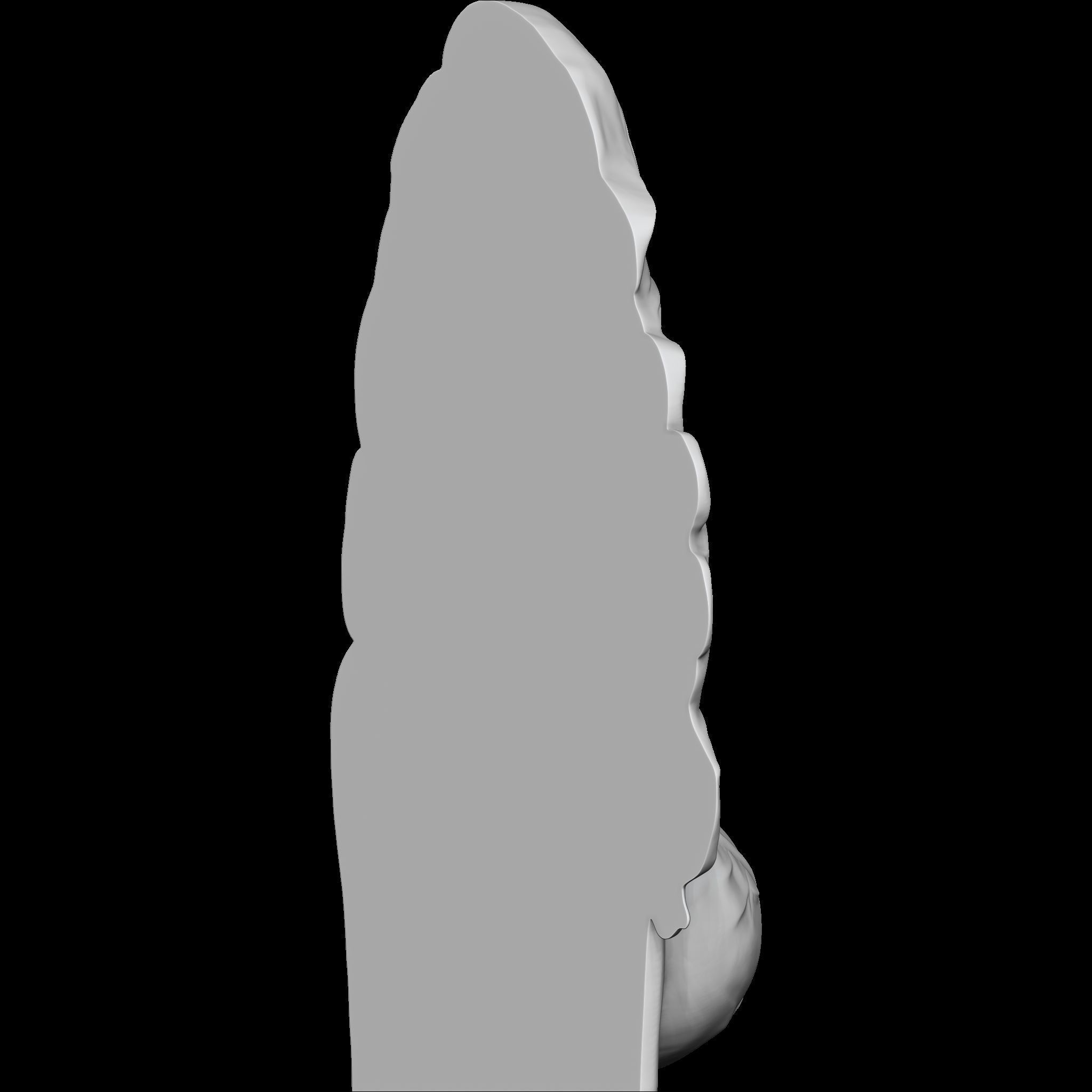 The Enchanted Woman STL file for 3d printing or CNC 3D print model_4