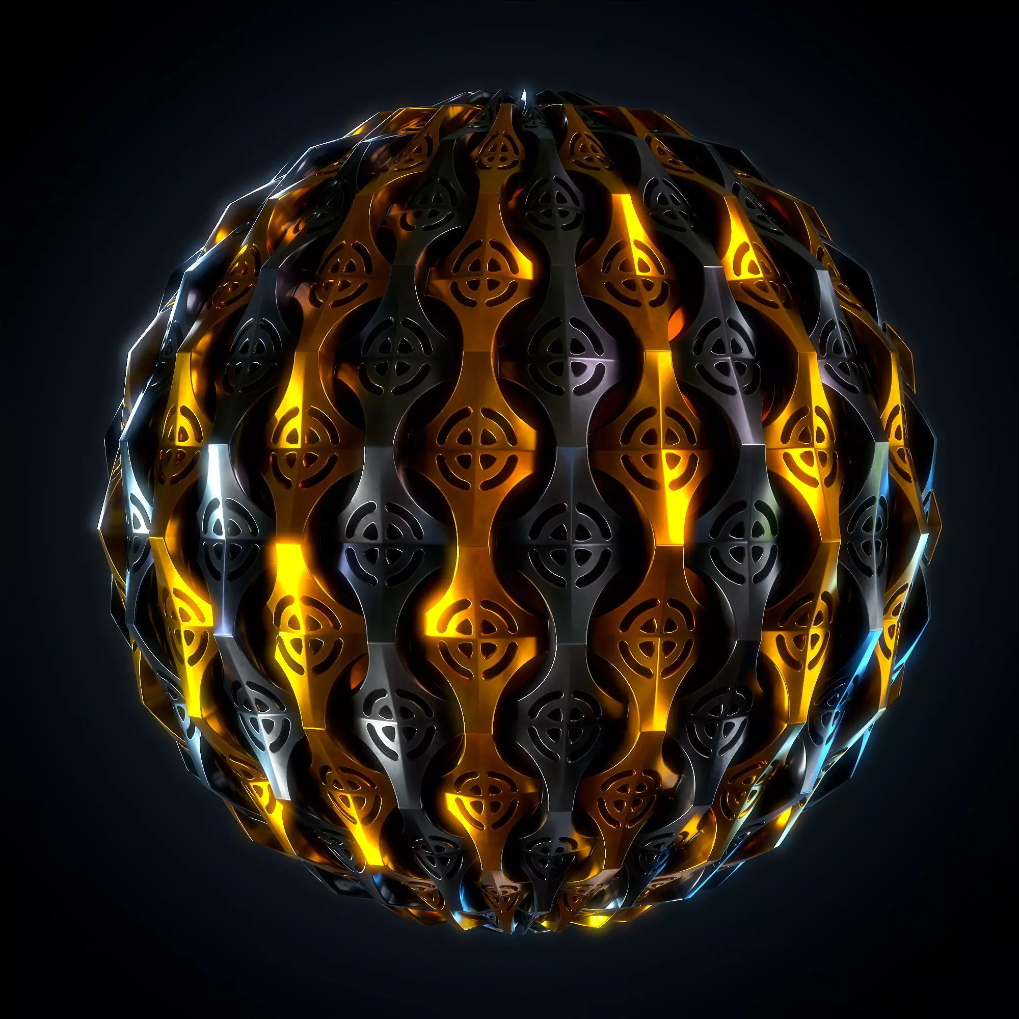 Hard Surface material - VOL 04 - Maps - SBsar sci-fi Pattern Texture_0