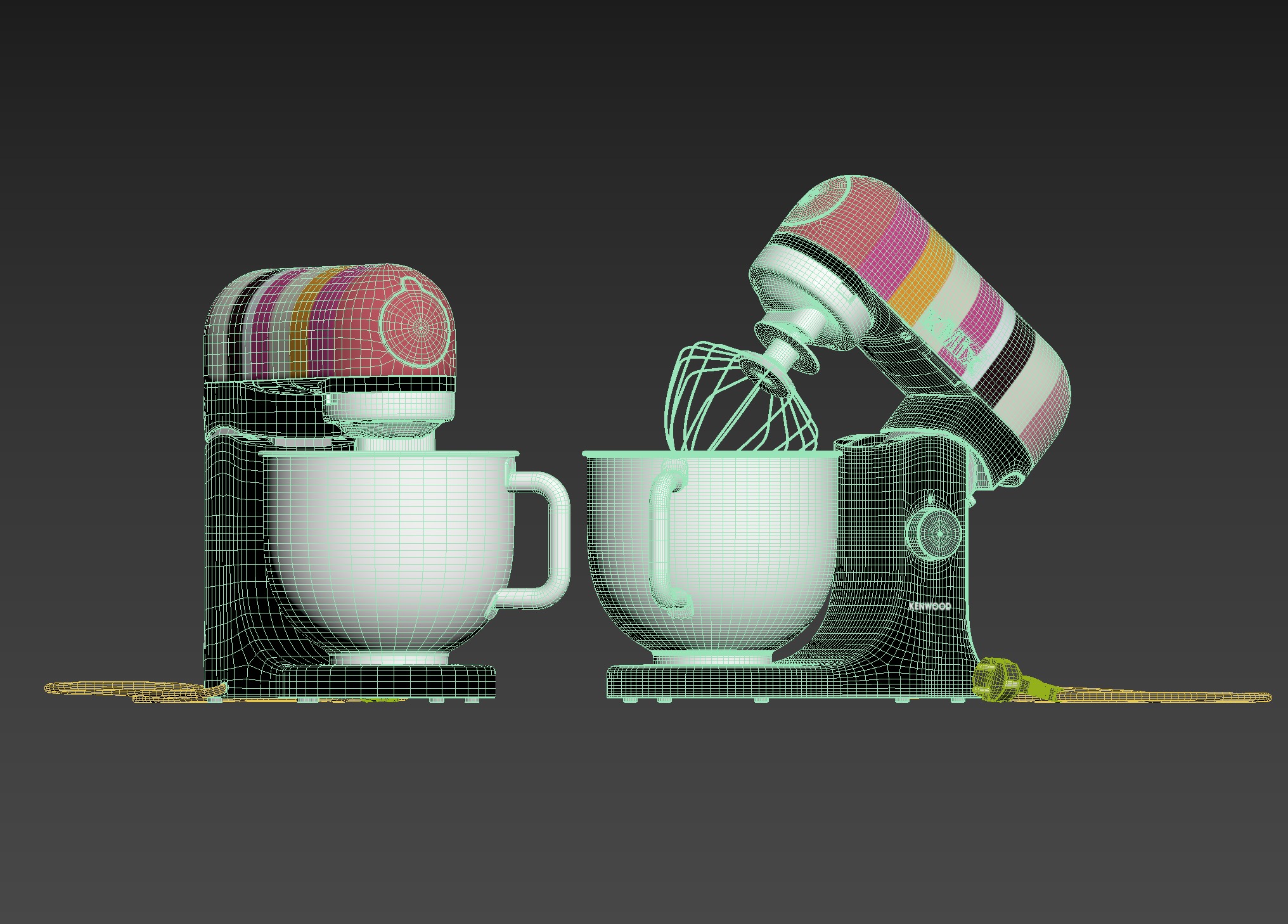 Stand Mixer 3D model_1
