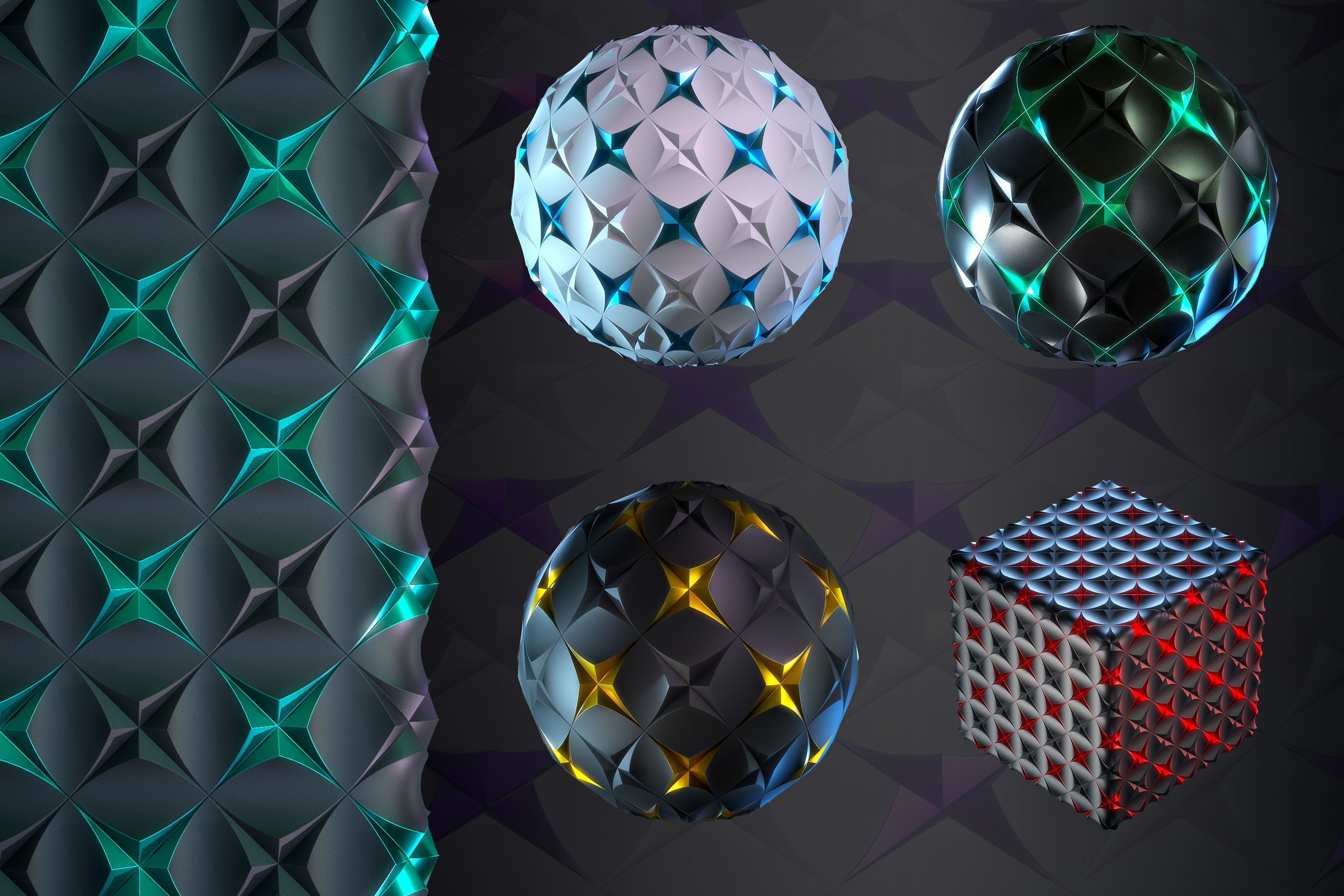 Hard Surface - VOL 05 - Maps - SBsar sci-fi Pattern Texture_2