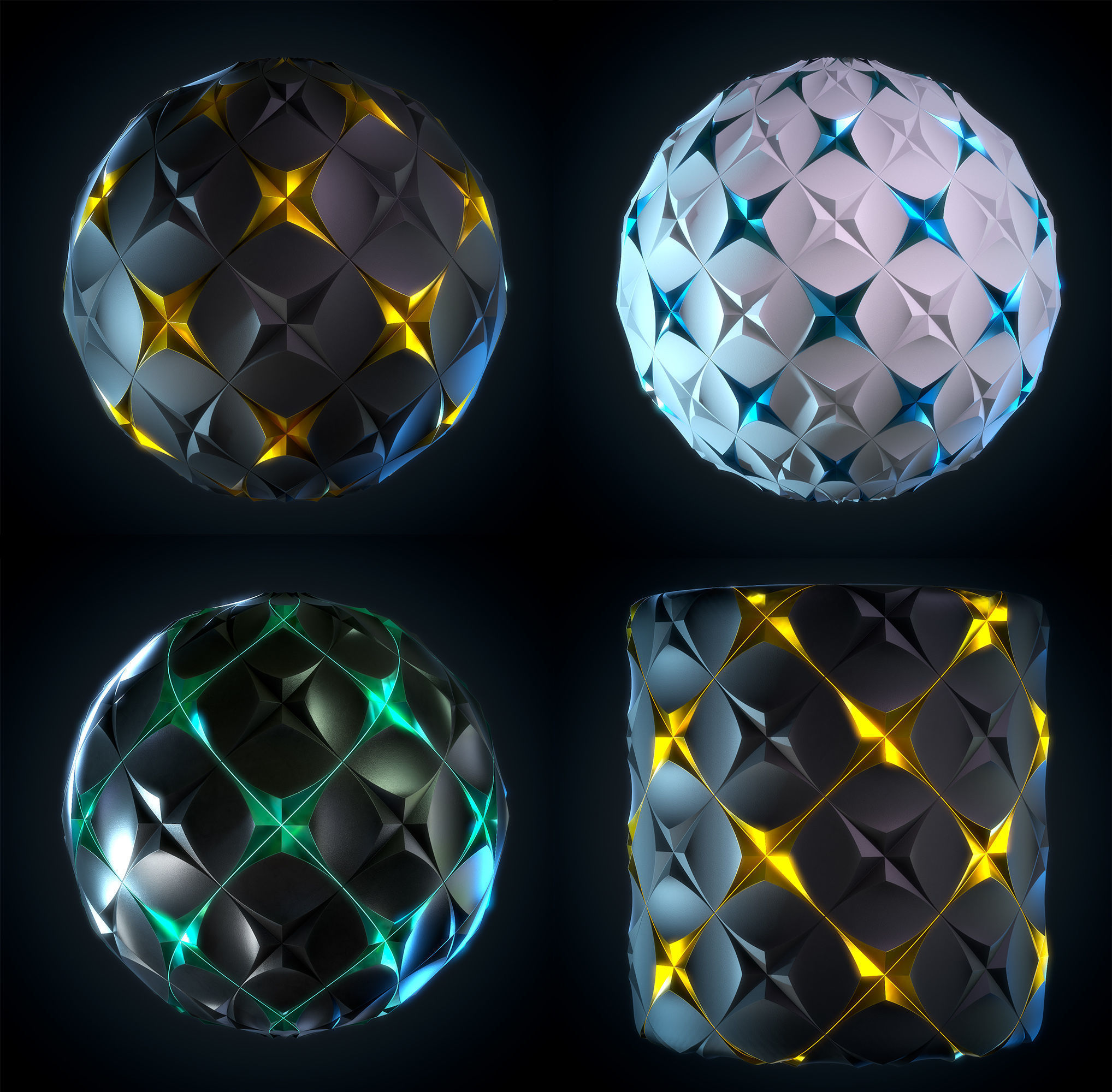 Hard Surface - VOL 05 - Maps - SBsar sci-fi Pattern Texture_3