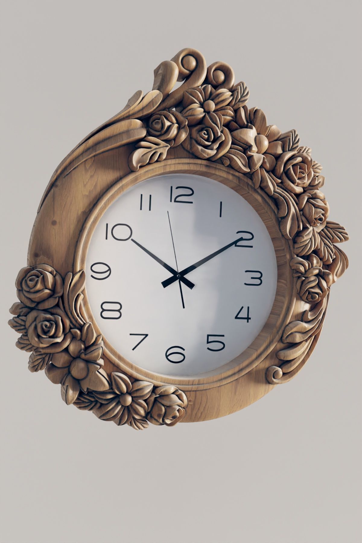 wall clock files 3D print model_3