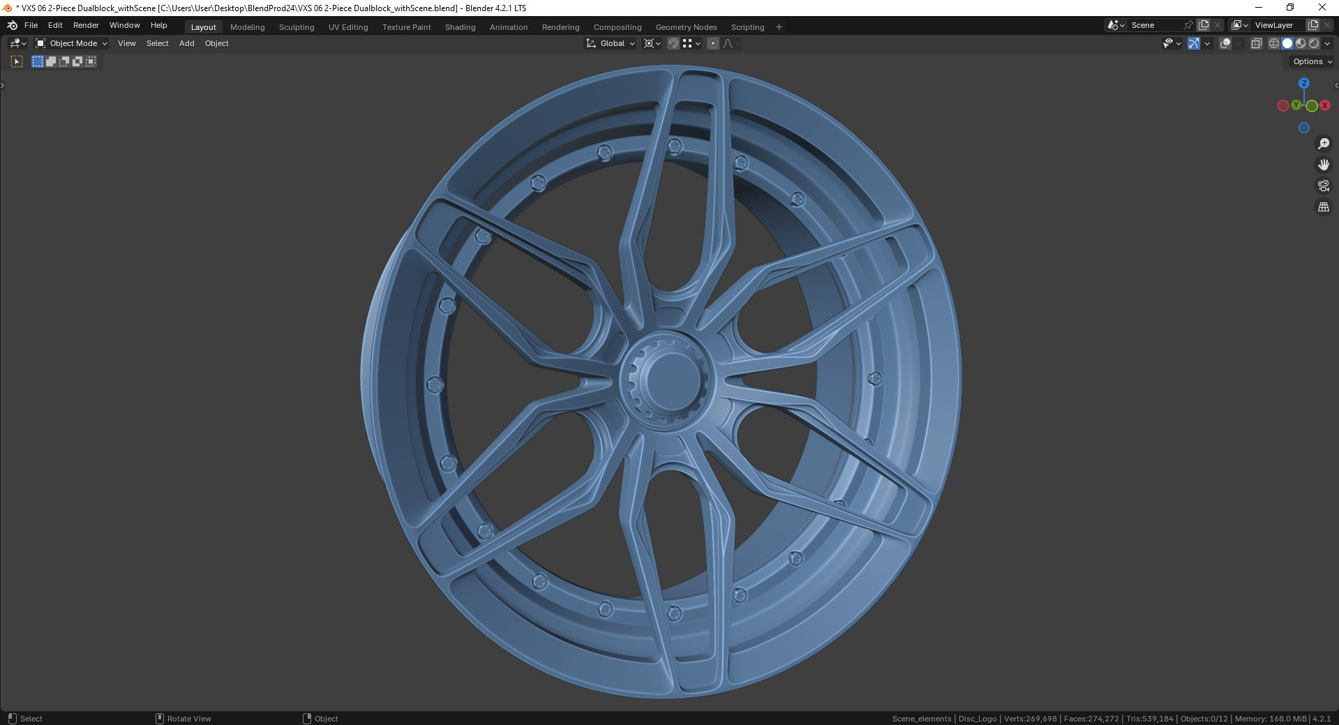 VXS 06 2-Piece Dualblock Rim 3D model_6