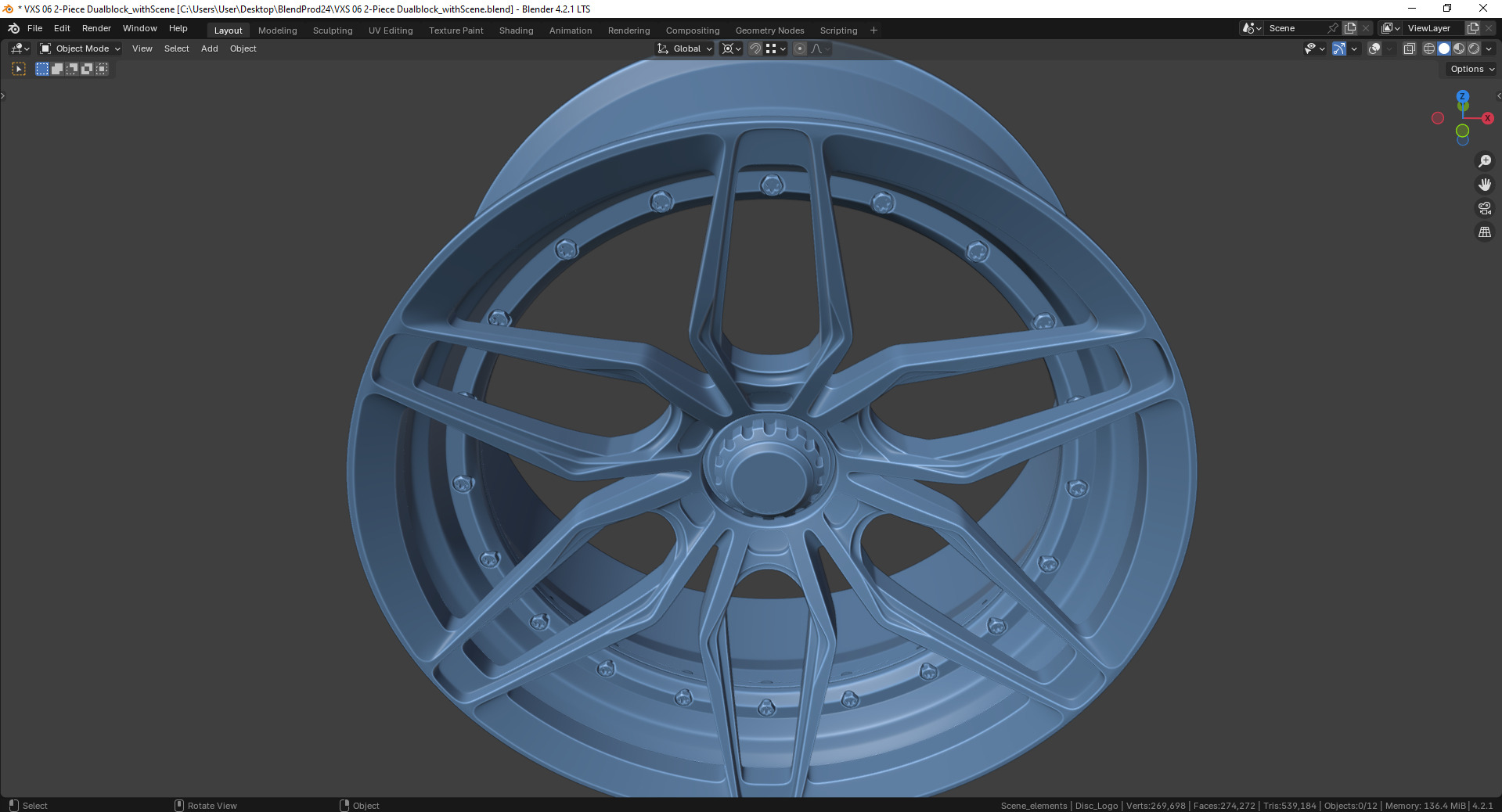 VXS 06 2-Piece Dualblock Rim 3D model_12