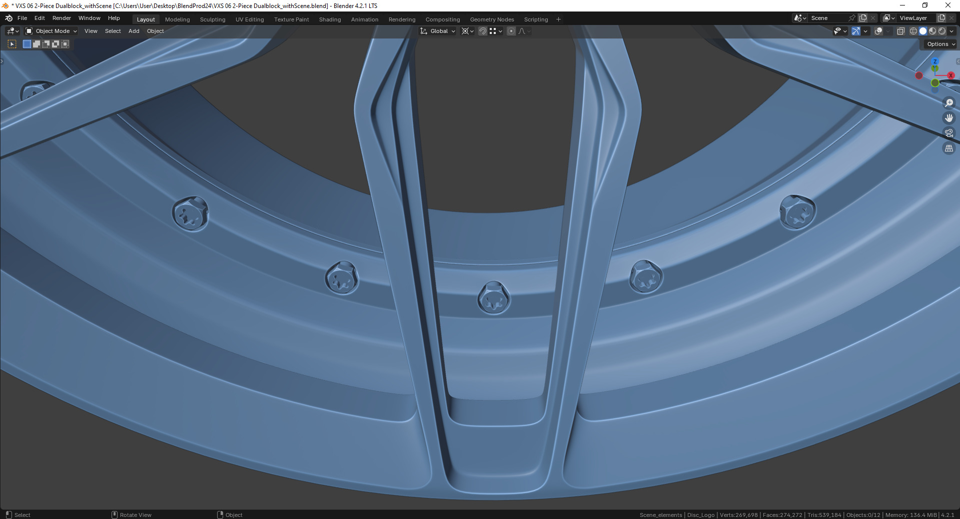 VXS 06 2-Piece Dualblock Rim 3D model_11