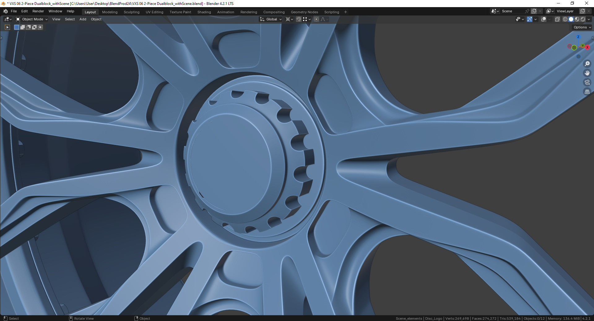 VXS 06 2-Piece Dualblock Rim 3D model_10
