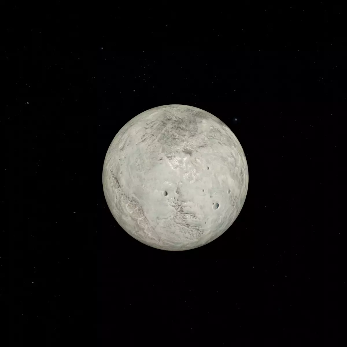 Eris Fictional Low-poly 3D model_0