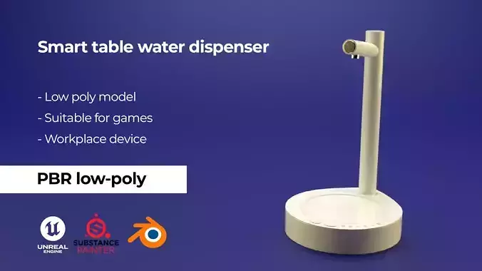 Smart table water dispenser