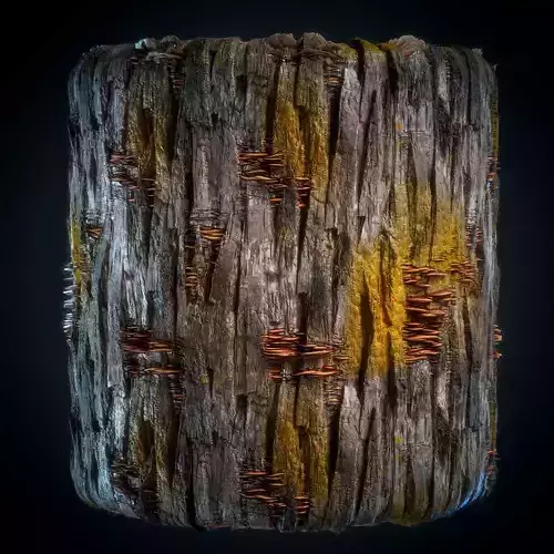 Tree bark material - VOL 02 - Maps - SBsar