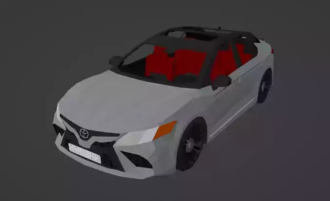 Low Poly Toyota Camry