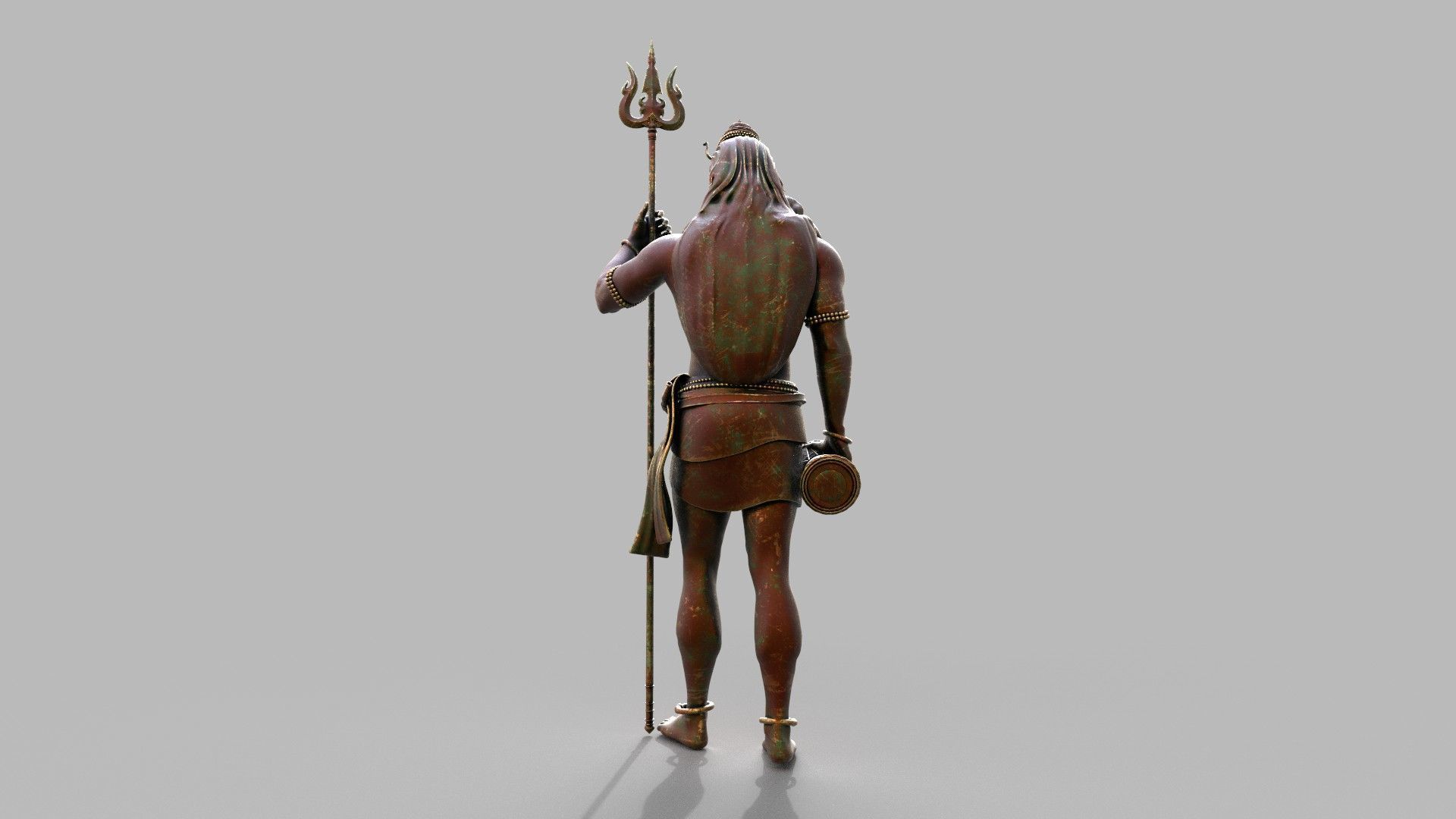 lord shiva statute 3d model 3D model_18