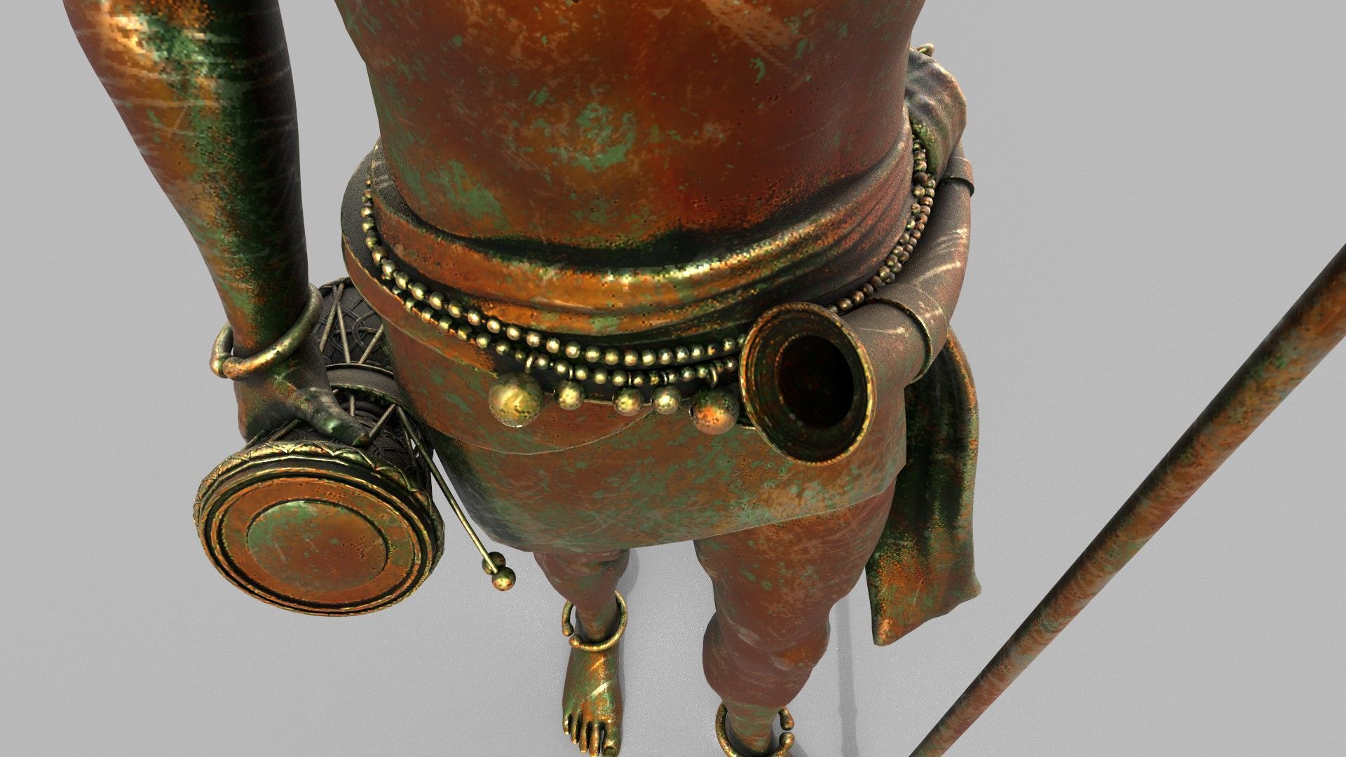 lord shiva statute 3d model 3D model_21