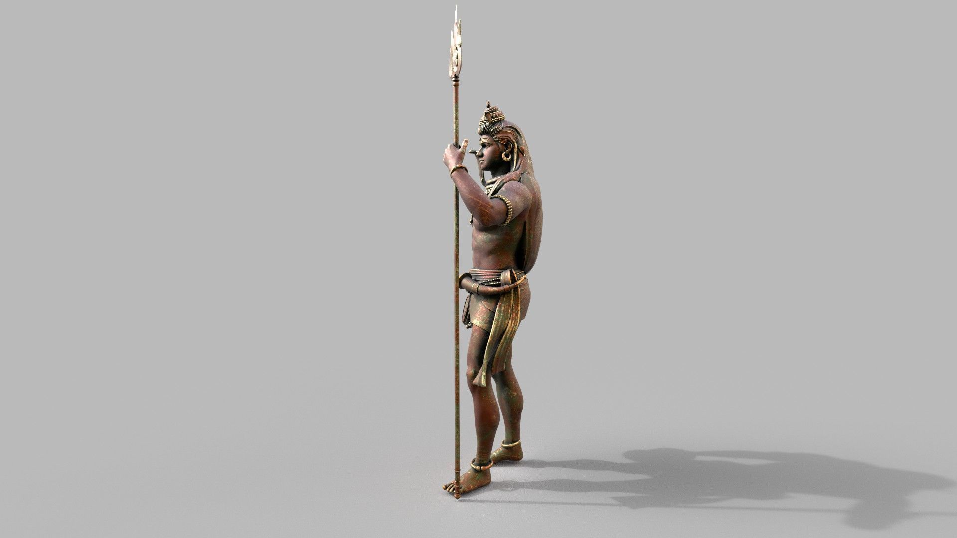 lord shiva statute 3d model 3D model_17