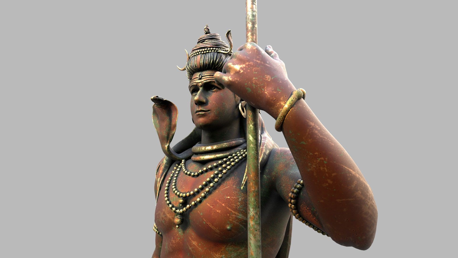 lord shiva statute 3d model 3D model_15