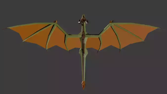 Low Poly Nature Dragon