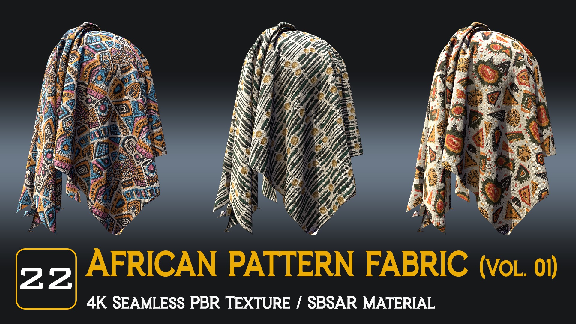 African Pattern fabric Texture_4