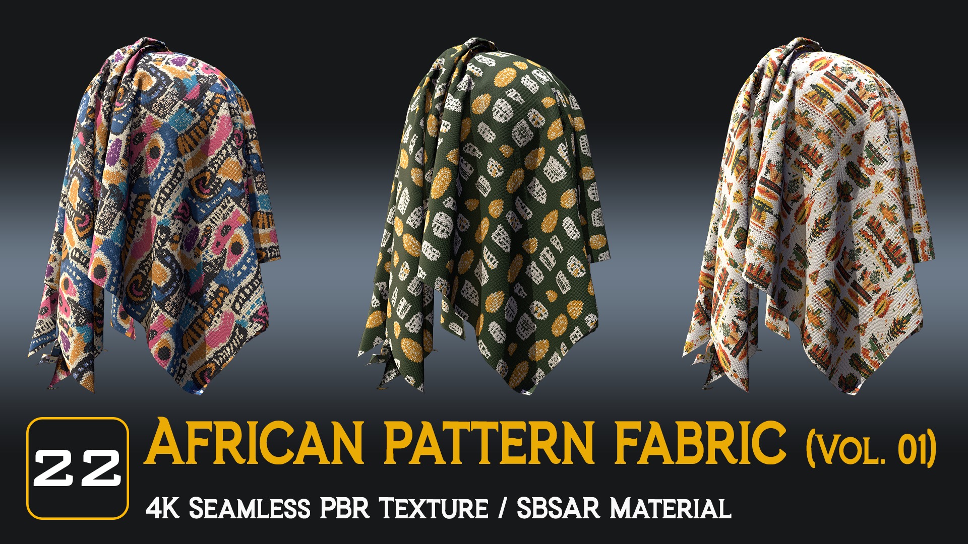 African Pattern fabric Texture_5