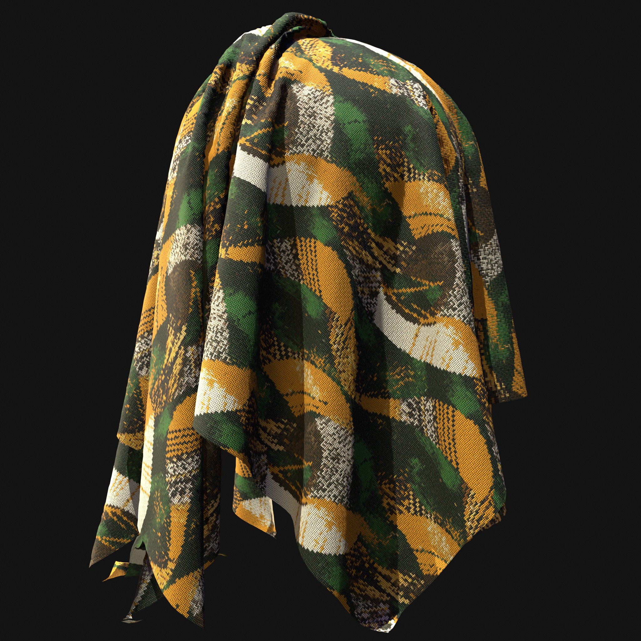 African Pattern fabric Texture_14