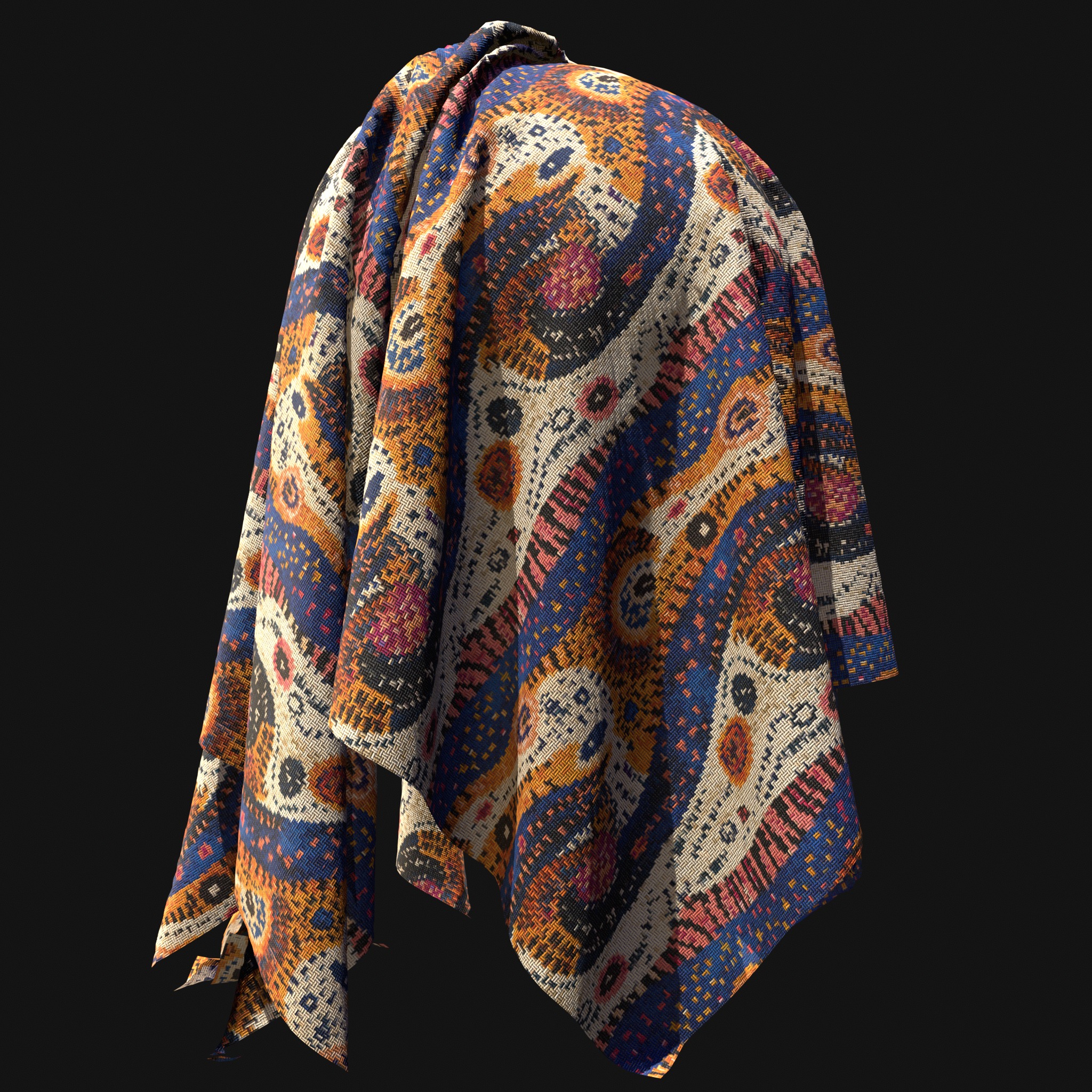 African Pattern fabric Texture_20