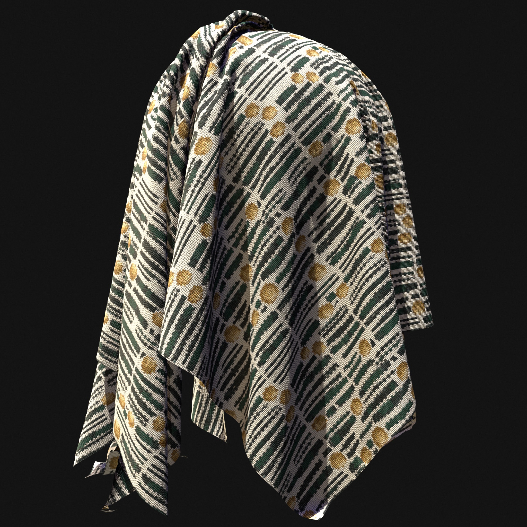 African Pattern fabric Texture_18