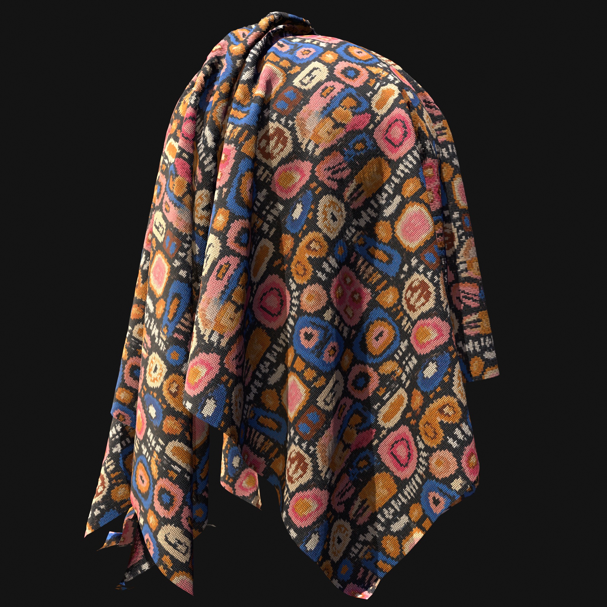 African Pattern fabric Texture_21