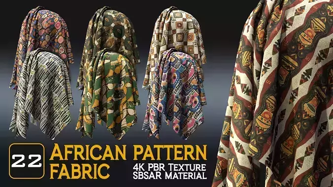 African Pattern fabric Texture