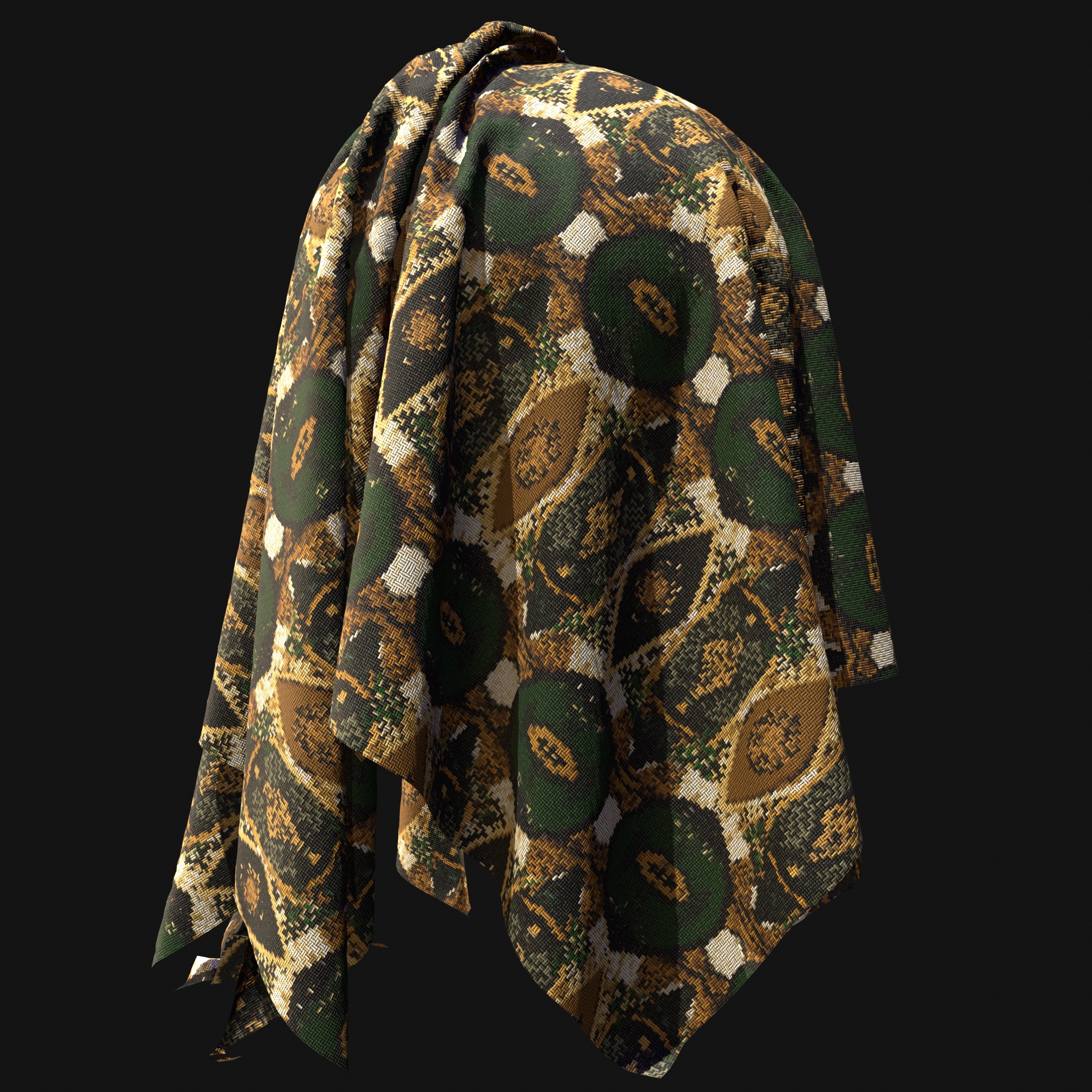 African Pattern fabric Texture_13