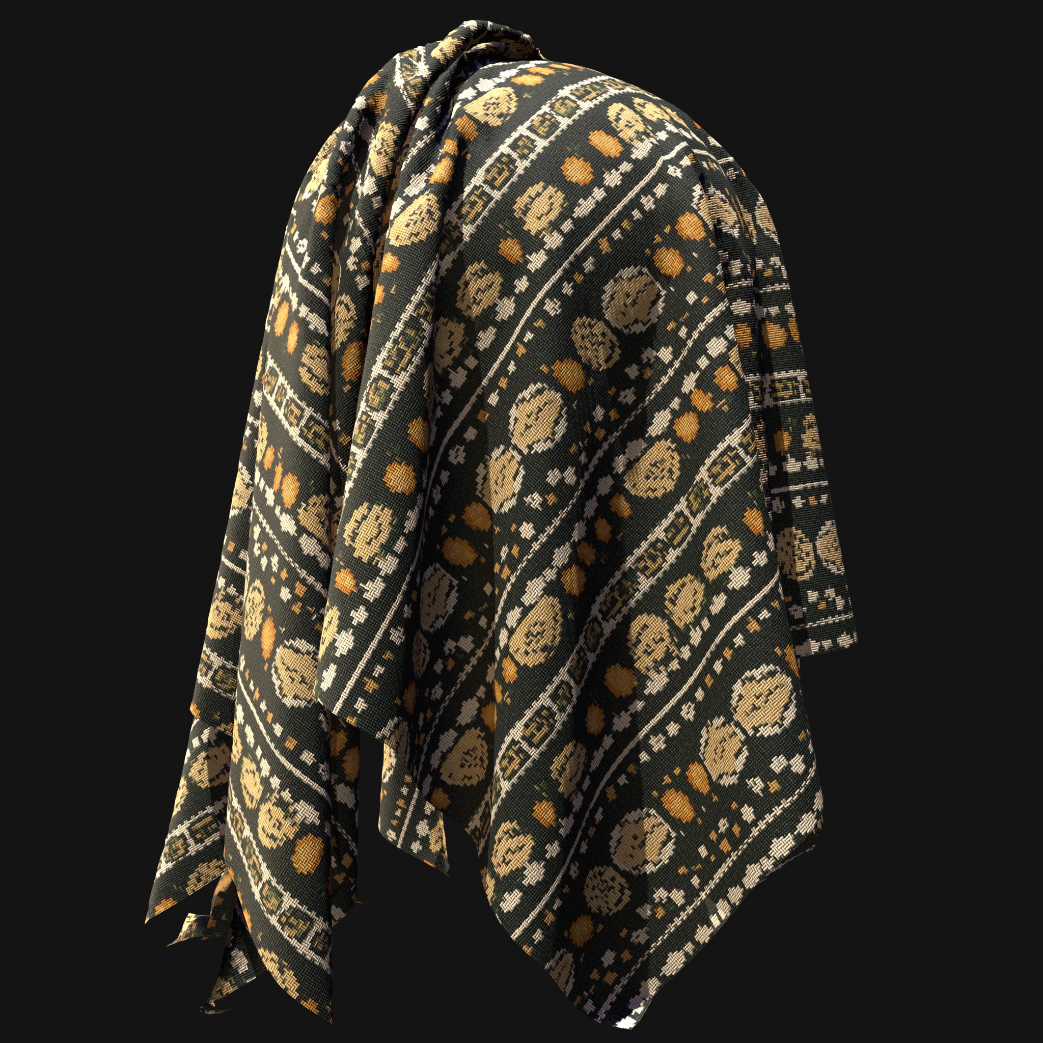 African Pattern fabric Texture_19