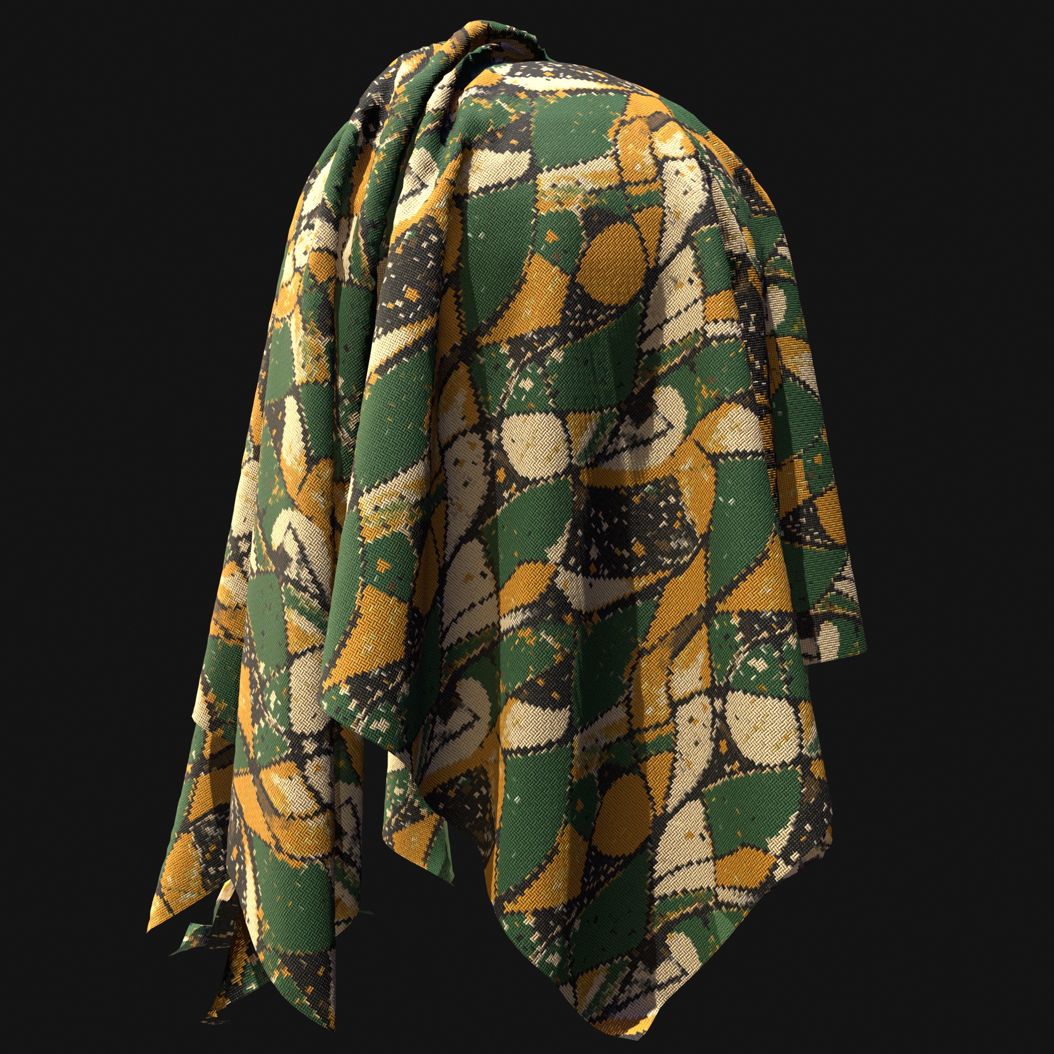 African Pattern fabric Texture_12