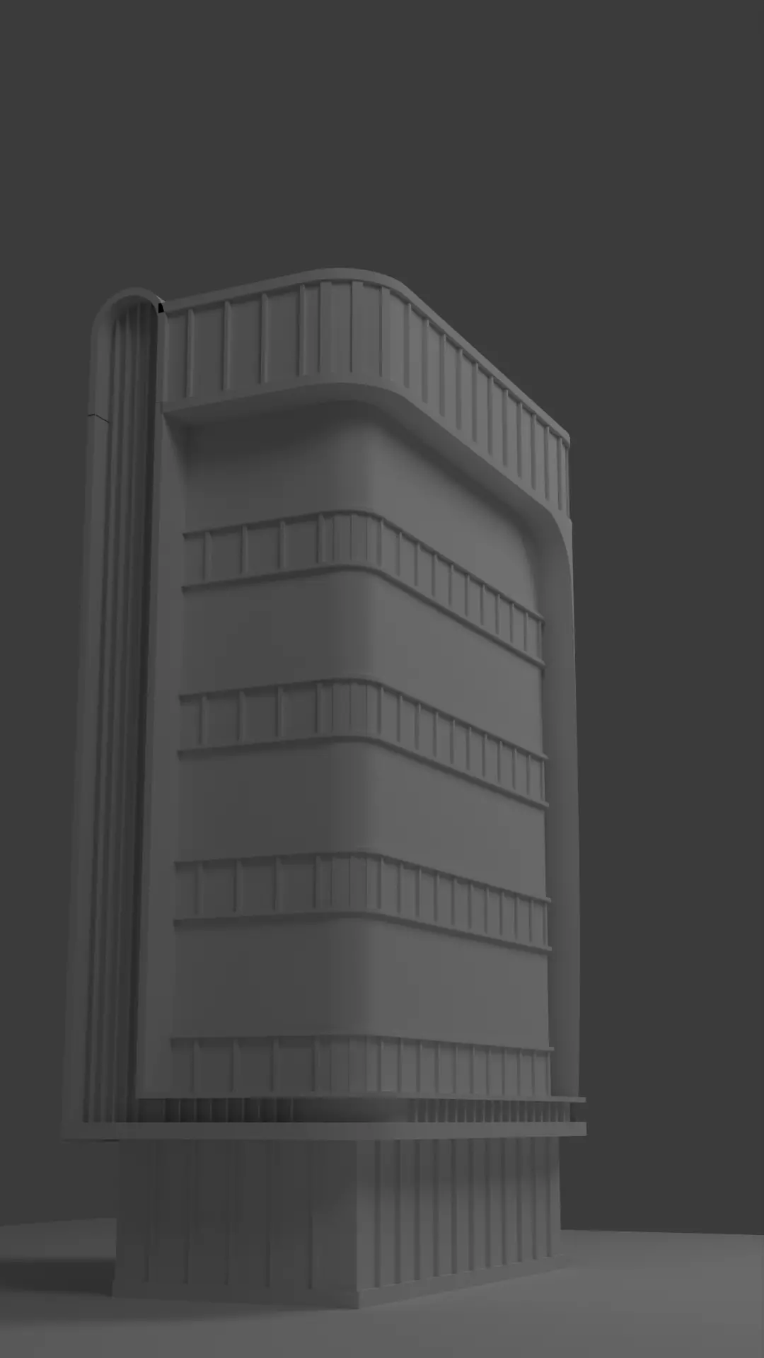 modern building 3D model_0