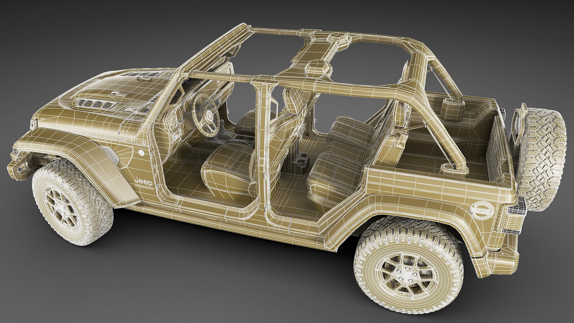 Jeep Wrangler 2024 3D model_39