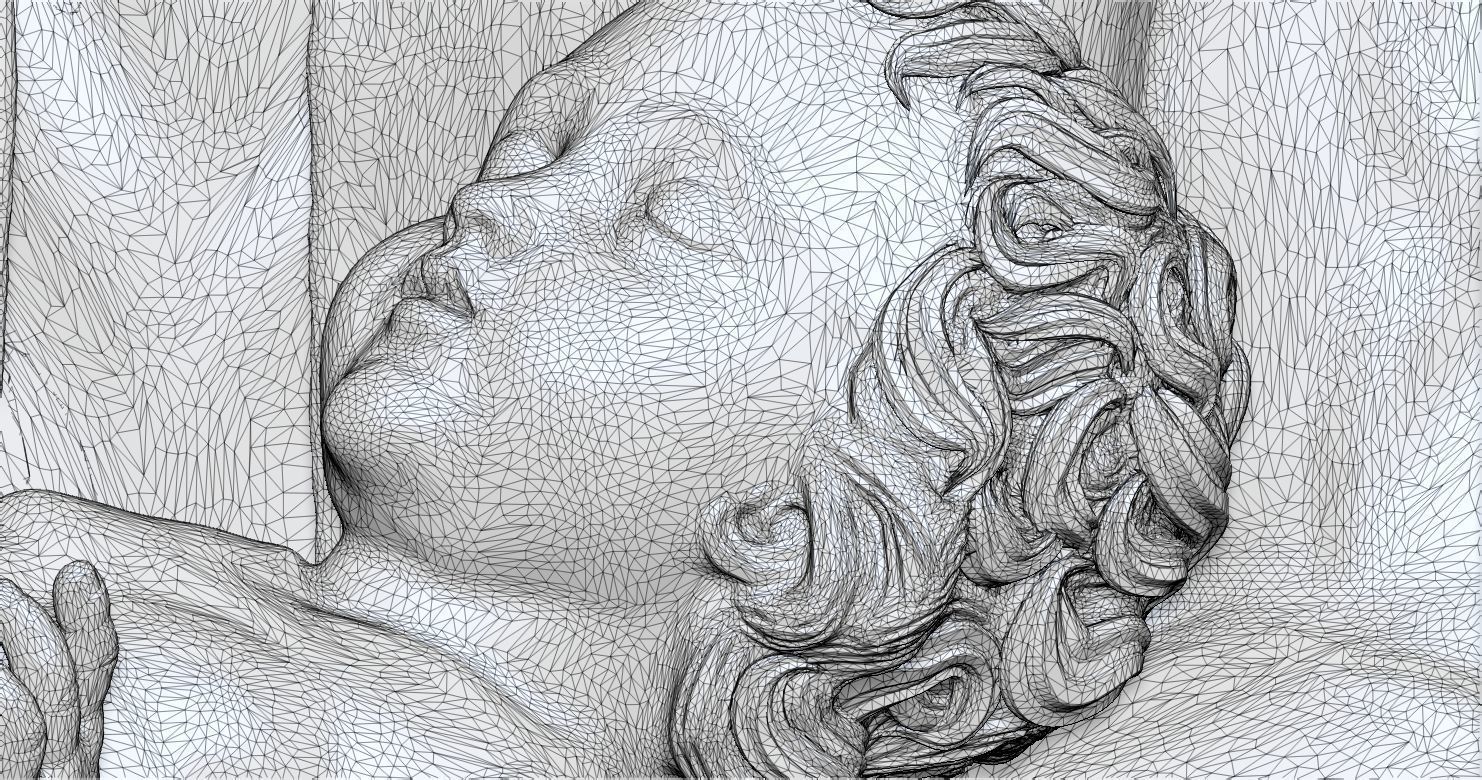 Holy Family Relief 3D  3D print model_5