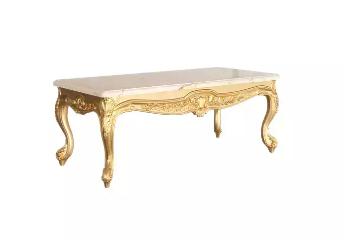 Timeless golden coffee table by Modenese