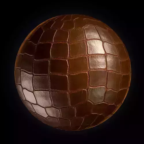 Leather alligator material - VOL 01 - Maps - SBsar Texture