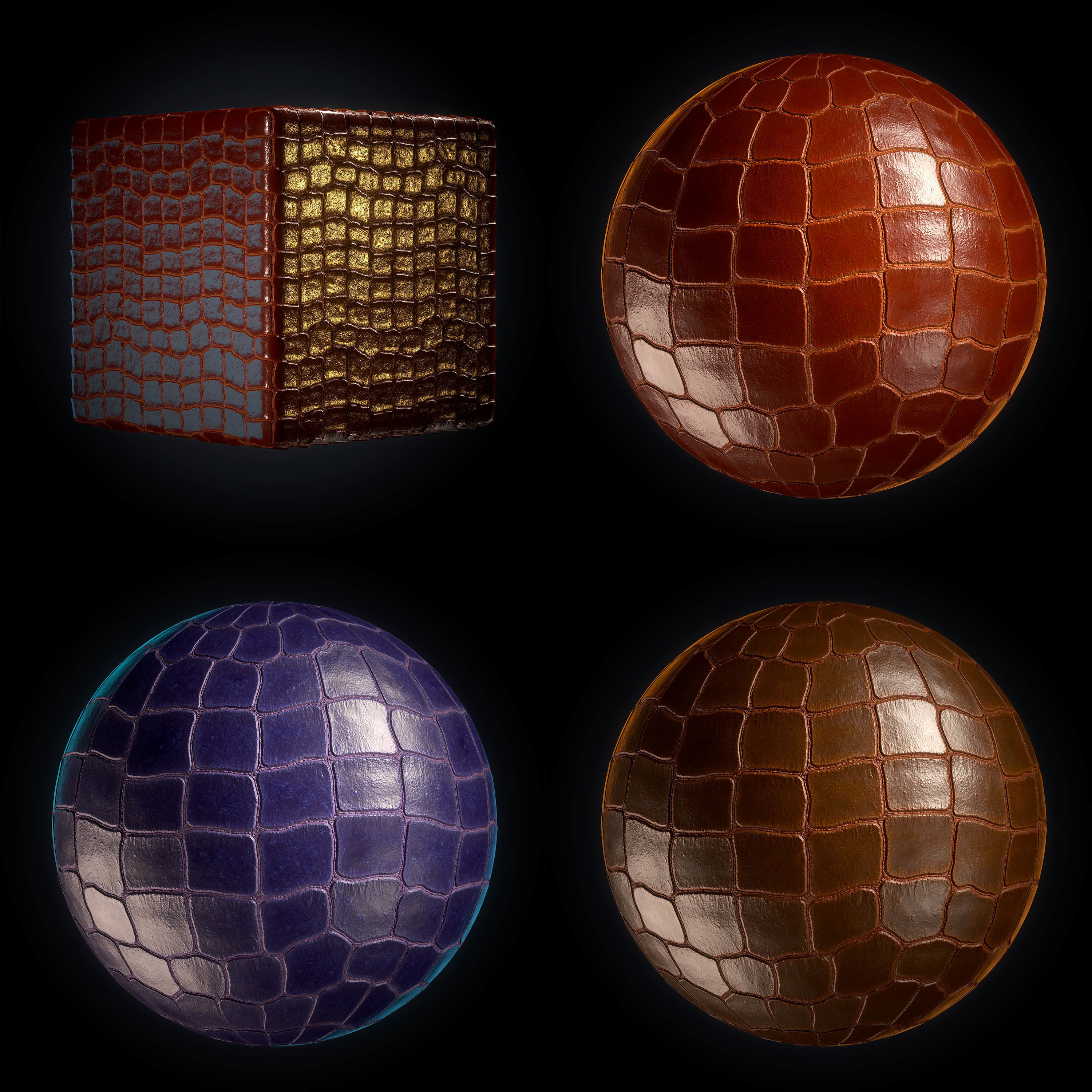 Leather alligator material - VOL 01 - Maps - SBsar Texture_4