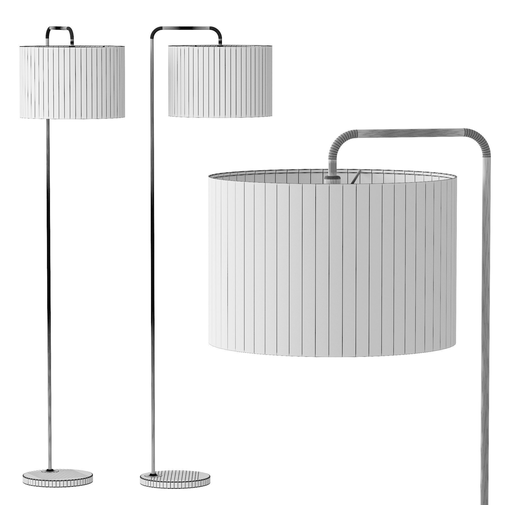 Dantone Home Rupert floor lamp 3D model_2