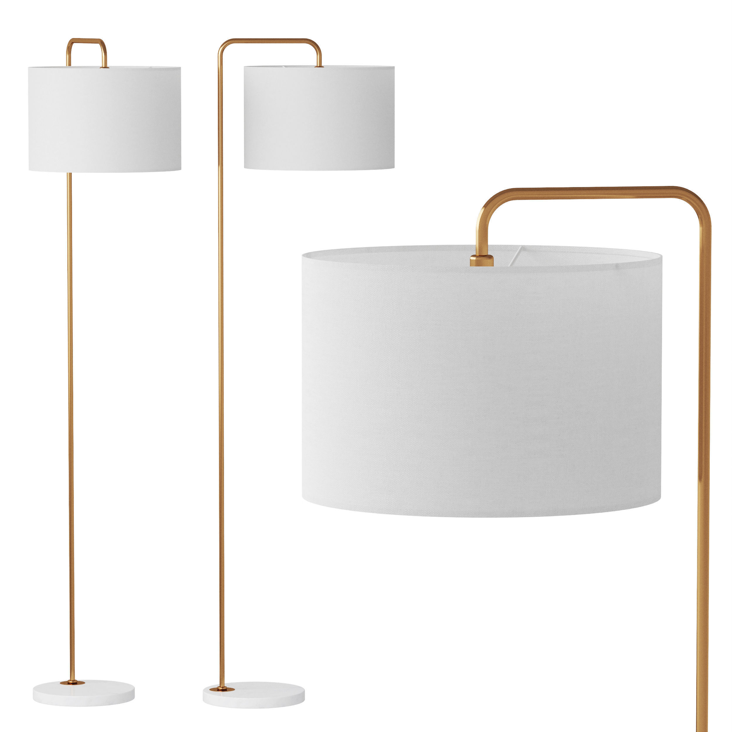 Dantone Home Rupert floor lamp 3D model_1