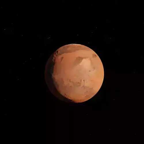 Mars planet Low-poly 3D model