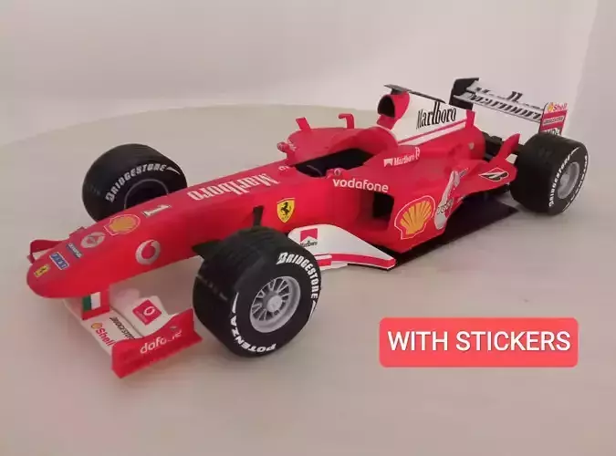3D Printable Ferrari F2004 3D print model