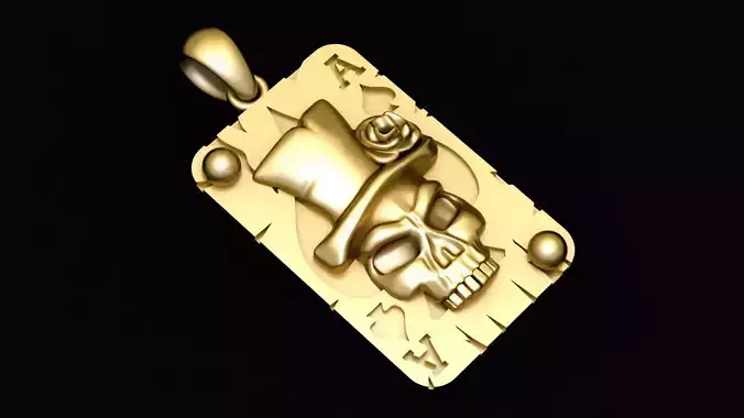 Phenom Skull Jewelry pendant 3d printable model 3D print model