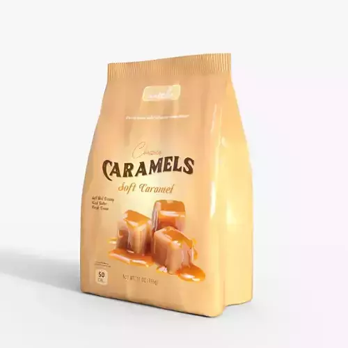 candy bag  Low-poly 3D model