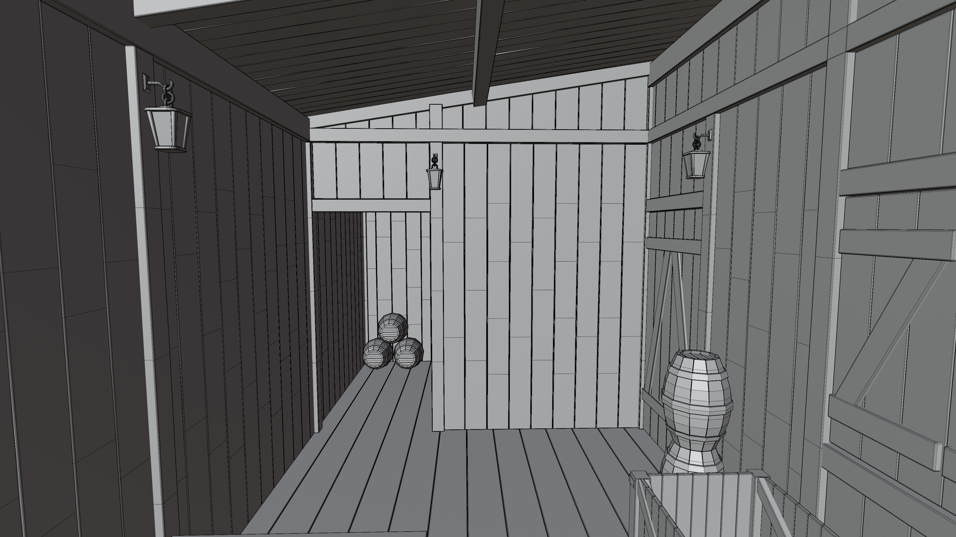 Medieval Fantasy House 05 3D model_14