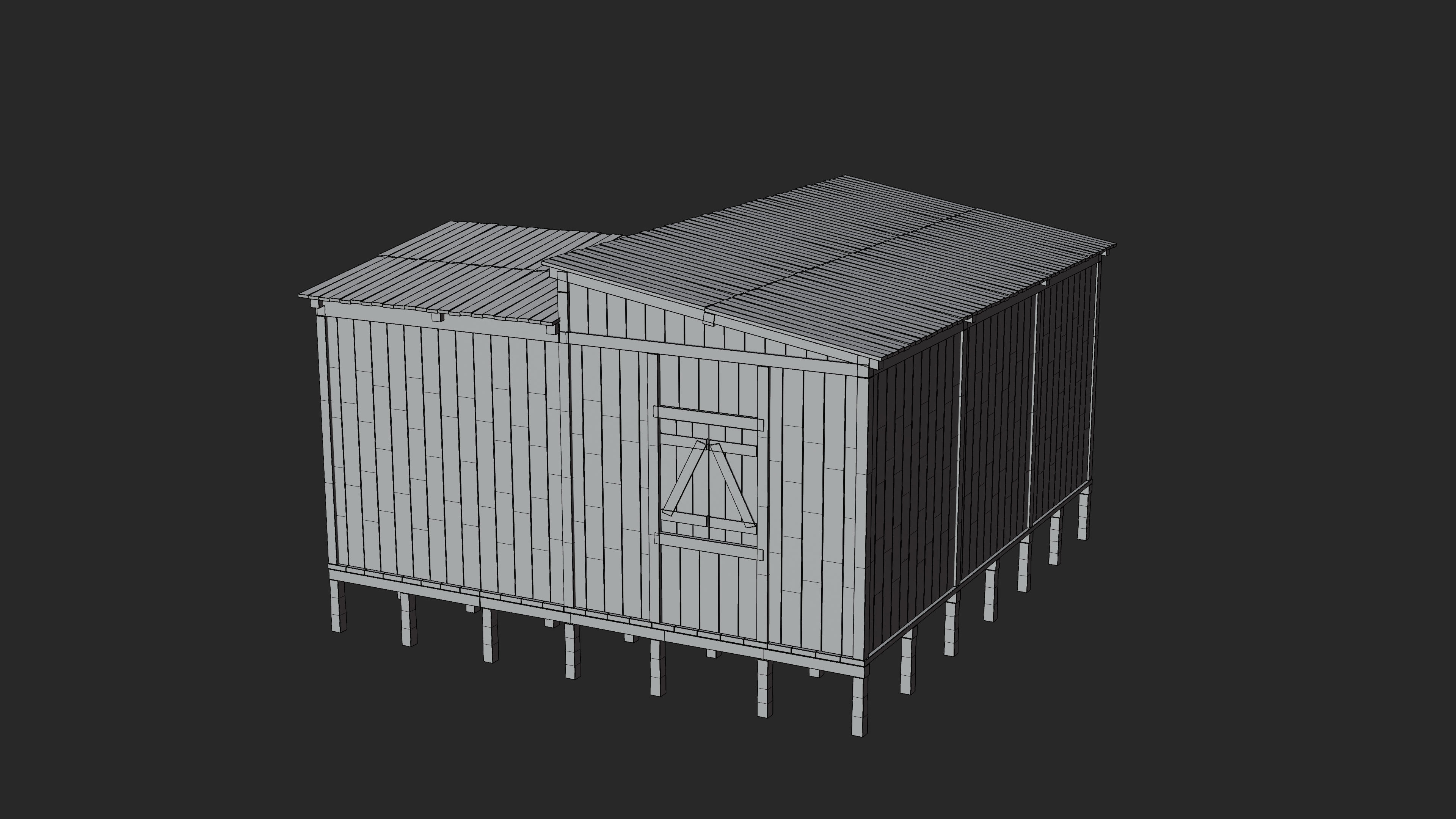 Medieval Fantasy House 05 3D model_12