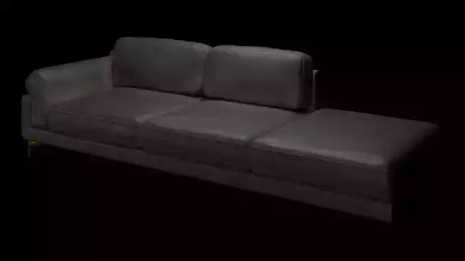 Black Leather Sofa
